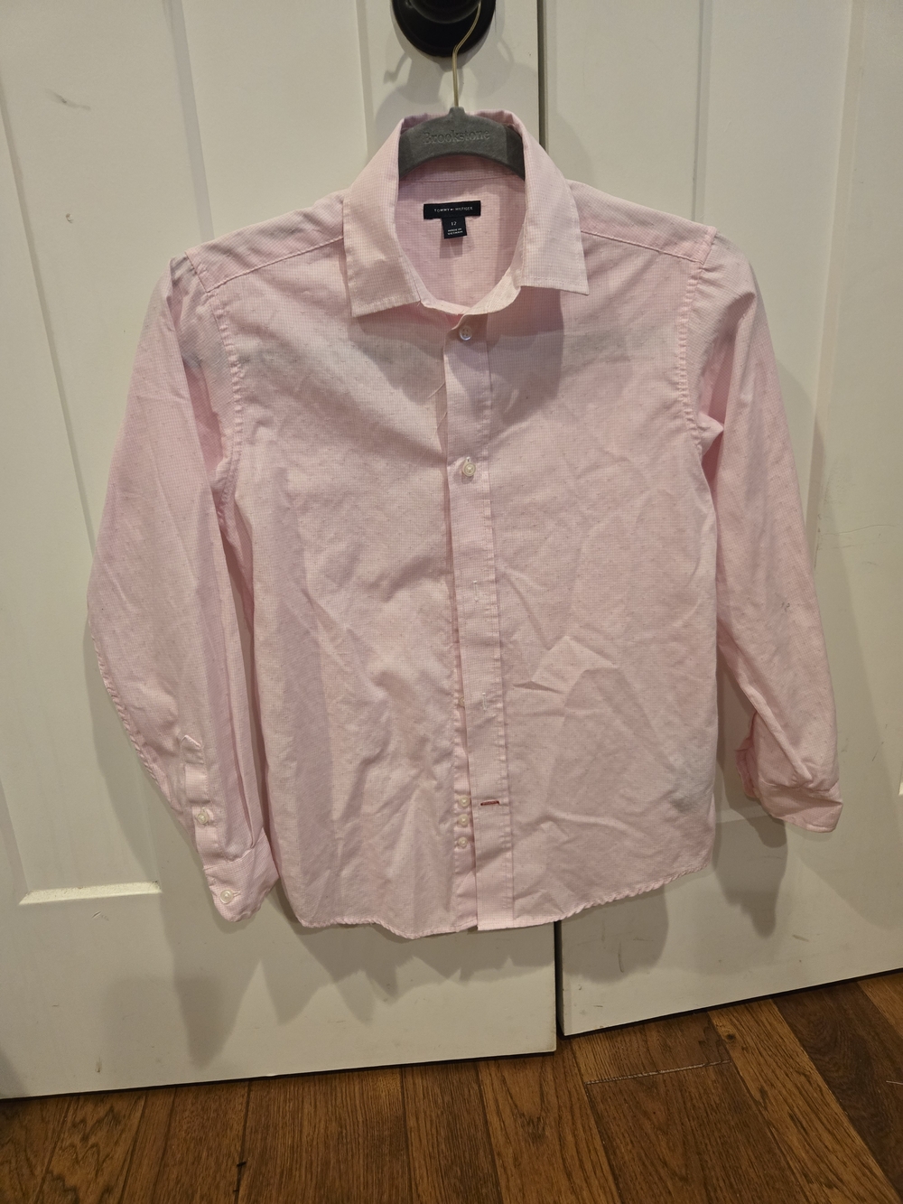 Tommy Hilfiger Light Pink Boys Dress Shirt
